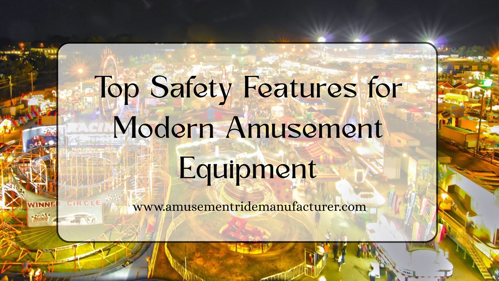 Amusement Rides Manufacturer