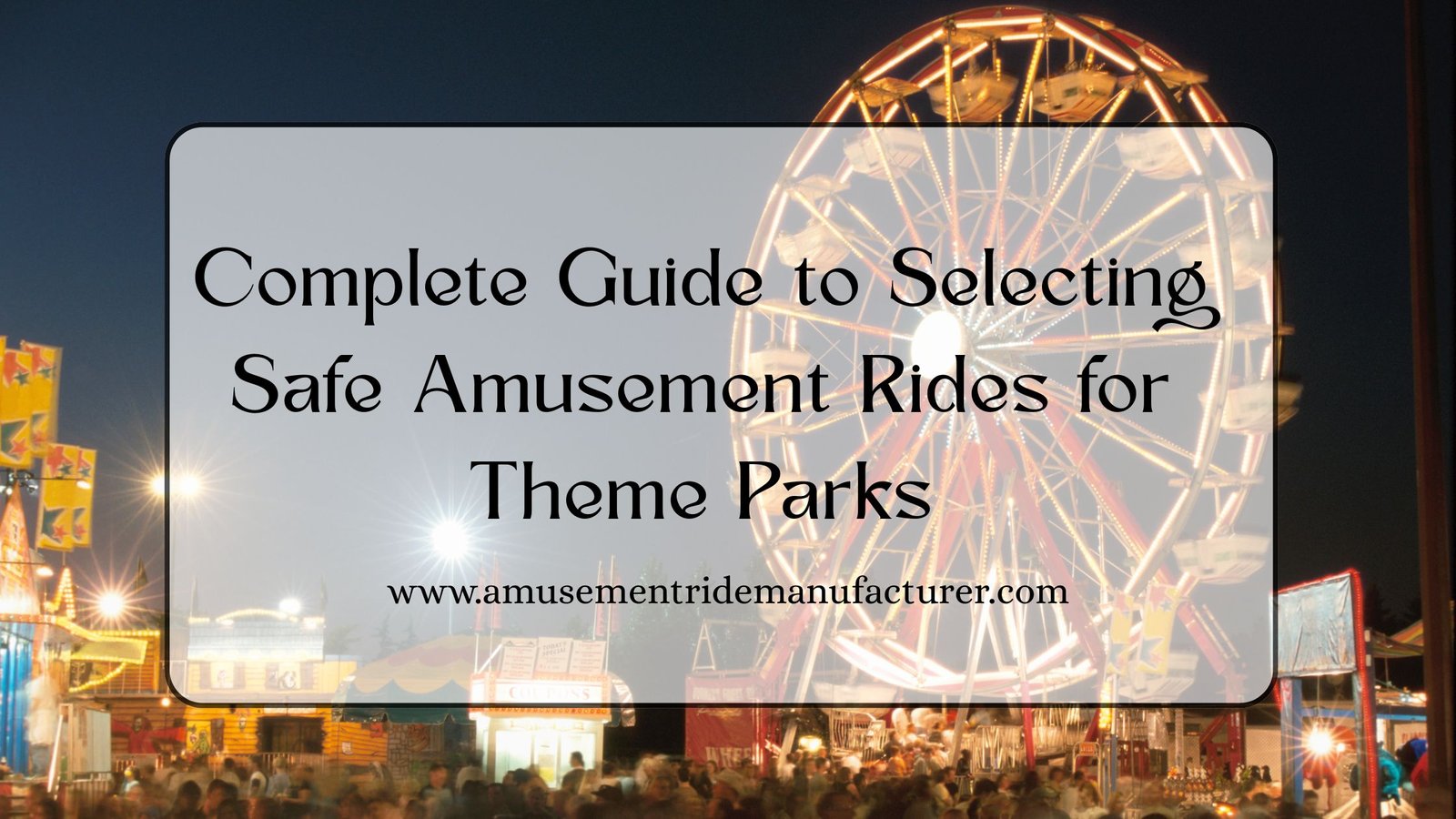amusement rides